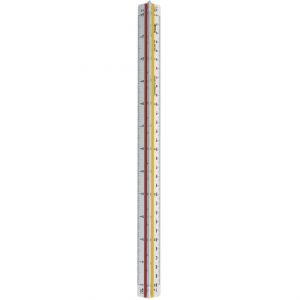 Skalówka Linijka rOtring plastikowa 30cm, 1:10 - 1:500